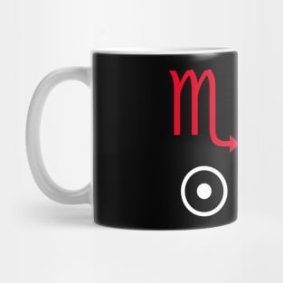 Scorpio Sun Virgo Moon Zodiac Sign Mug